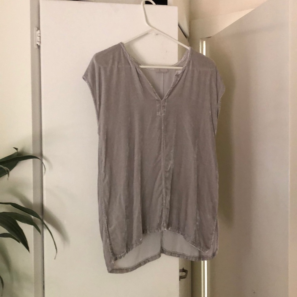 CP SHADES velvet blouse